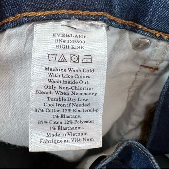 Everlane high rise ankle skinny jeans size 27 - Picture 8 of 11